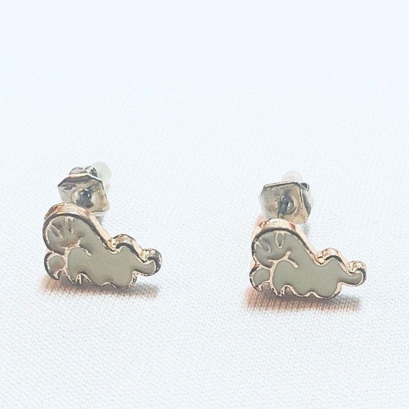 NWOT - Ghost Girls Earrings - Halloween, Cute, Festival, Party, Mardi Gras - Picture 2 of 5